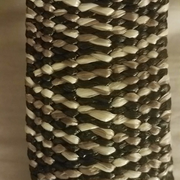 Cream & Brown Braided Belt - Picture 2 of 4